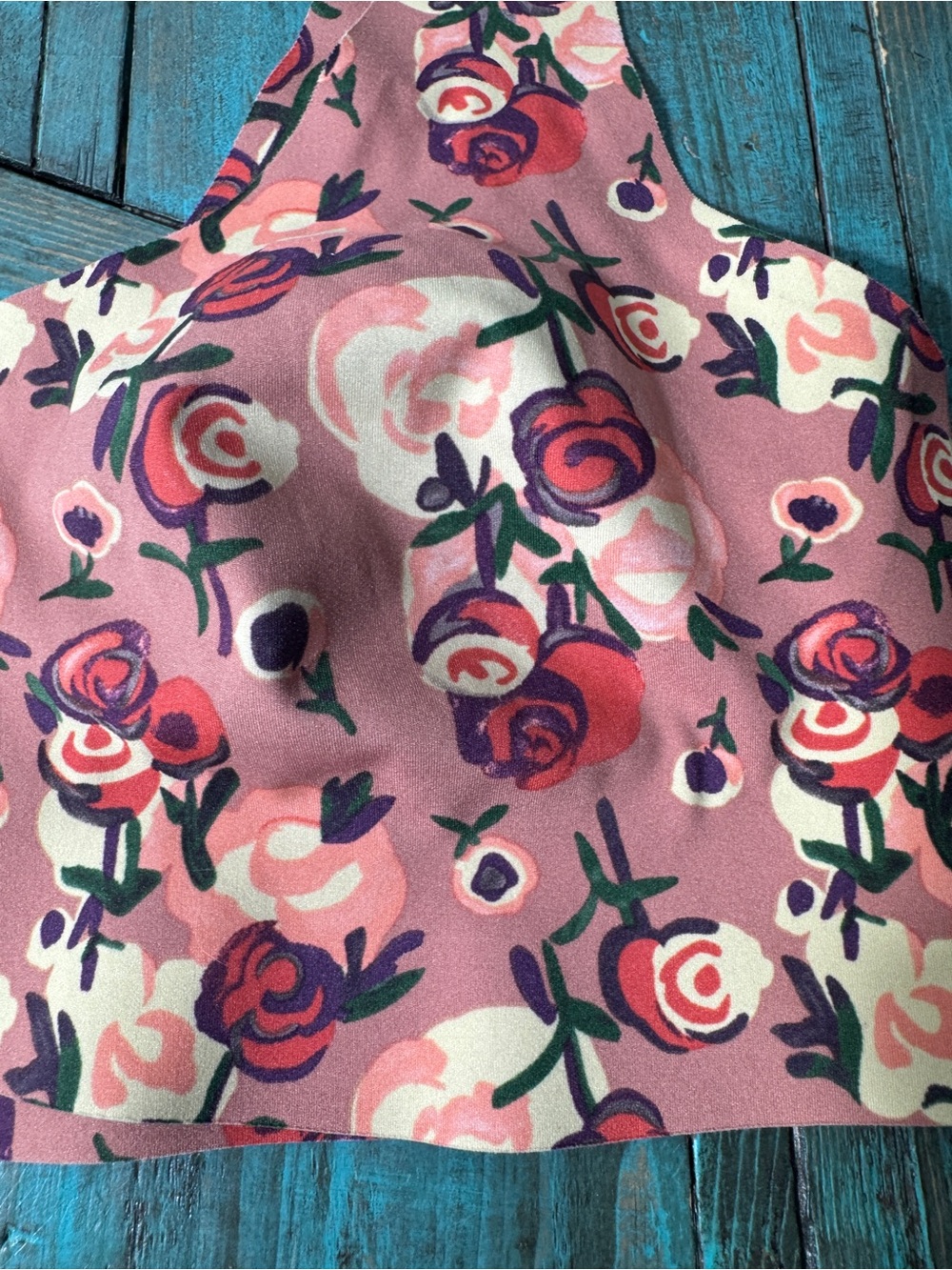 ANNA SUI x KNIX Rose Bouquet Luxe Pullover Bra Size Medium - Picture 5 of 10
